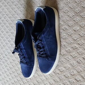 Men's Allen Edmonds Canal Court Sneakers - Blue Suede